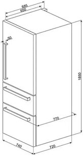 Холодильник SMEG FT41BXE фото 3 Холодильник SMEG FT41BXE фото 3