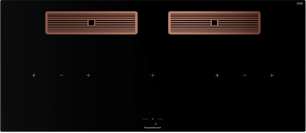 Индукционная варочная поверхность с вытяжкой Kuppersbusch KMI 12850.0 SR-E Copper фото