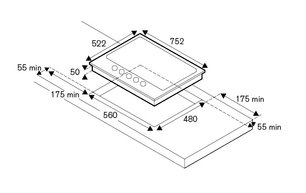 Газовая варочная панель Бертаззони P755CHERAX фото 4 Газовая варочная панель Bertazzoni P755CHERAX фото 4