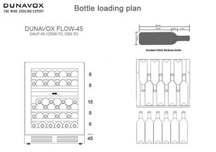 Встраиваемый винный шкаф Dunavox DAUF-45.125DMB.TO фото 4