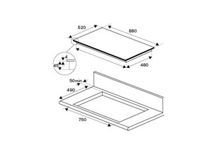Варочная панель Бертаззони P906IM3G5NE фото 4 Варочная панель Bertazzoni P906IM3G5NE фото 4