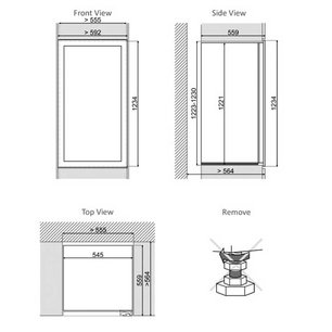 Винный шкаф Дунавокс DAVG-72.185DOP.TO фото 4 Винный шкаф Dunavox DAVG-72.185DOP.TO фото 4