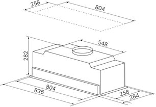 Встраиваемая вытяжка Куперсбуш DEL 9550.0 E фото 2 Встраиваемая вытяжка Kuppersbusch DEL 9550.0 E фото 2