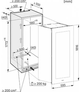 Встраиваемый винный холодильник Миле KWT 6722 iGS OBSW фото 4 Встраиваемый винный холодильник Miele KWT 6722 iGS OBSW фото 4