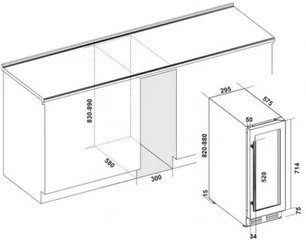 Винный шкаф Климадифф CLE18 фото 3 Винный шкаф Climadiff CLE18 фото 3