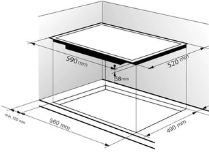Варочная панель Зигмунд Штайн CIS 027.60 BX фото 2 Варочная панель Zigmund Shtain CIS 027.60 BX фото 2