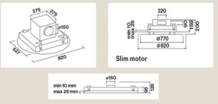 Встраиваемая вытяжка Фалмек Design Nova Isola фото 2 Встраиваемая вытяжка Falmec Design Nova Isola фото 2