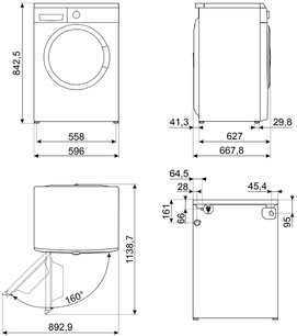Стиральная машина Смег WM3T24RU фото 4 Стиральная машина Smeg WM3T24RU фото 4