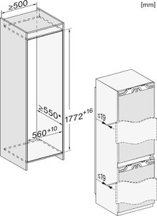 Встраиваемый холодильник Miele KFN 7734 E фото 4