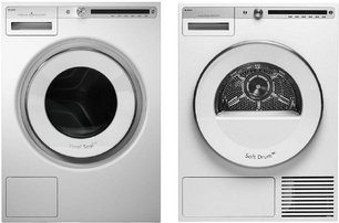 Asko Logic 1 (стиральная машина W4086C.W/3 + сушильная машина T408HD.W) фото