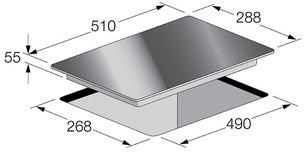 Варочная панель Фулгор Милано CH 302 ID TC BK/2 фото 2 Варочная панель Fulgor Milano CH 302 ID TC BK/2 фото 2
