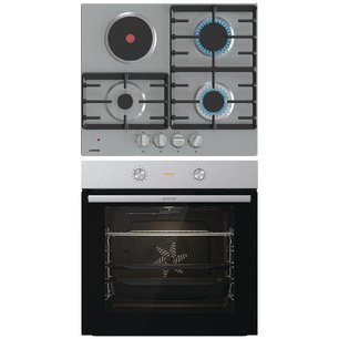 Gorenje (варочная панель GE681X + духовой шкаф BO6717E03X) фото