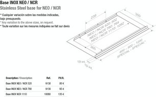 Встраиваемая вытяжка Pando NEO/78 INOX V. 830 SEC фото 3