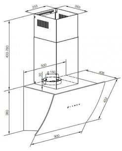 Вытяжка Грауде DH 90.1 WE фото 3 Вытяжка Graude DH 90.1 WE фото 3