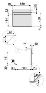 Духовой шкаф Смег SF800AO фото 4 Духовой шкаф Smeg SF800AO фото 4