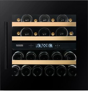Встраиваемый винный шкаф Дунавокс DVS-25.65DMB фото Встраиваемый винный шкаф Dunavox DVS-25.65DMB фото
