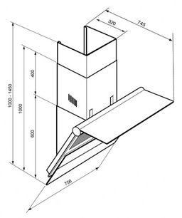 Вытяжка Смег KTS75BC фото 2 Вытяжка Smeg KTS75BC фото 2