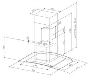 Вытяжка Фабер Tratto Isola/SP EG8 X/V A90 фото 4 Вытяжка Faber Tratto Isola/SP EG8 X/V A90 фото 4