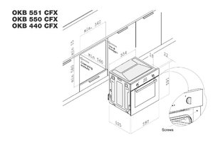 Духовой шкаф Кертинг OKB 551 CFX фото 4 Духовой шкаф Korting OKB 551 CFX фото 4