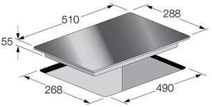 Варочная панель Фулгор Милано CH 302 ID TC WH фото 4 Варочная панель Fulgor Milano CH 302 ID TC WH фото 4