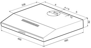 Вытяжка Krona BRIANA 500 INOX PB фото 2 Вытяжка Krona BRIANA 500 INOX PB фото 2