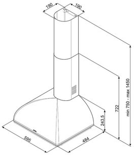 Вытяжка Смег KSE59P фото 2 Вытяжка Smeg KSE59P фото 2