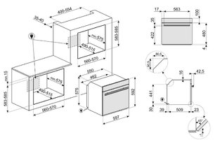 Духовой шкаф Смег SFP6604WSPNR фото 4 Духовой шкаф Smeg SFP6604WSPNR фото 4