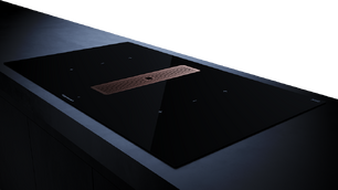 Индукционная варочная панель с вытяжкой Kuppersbusch KMI 9350.0 SR Copper фото 3