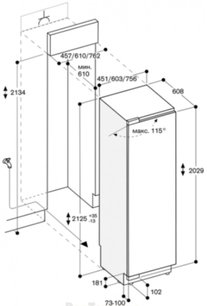 Встраиваемый морозильник Гаггенау RF471304 фото 4 Встраиваемый морозильник Gaggenau RF471304 фото 4