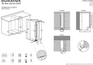 Встраиваемый винный шкаф Дунавокс DAUF-9.22C фото 2 Встраиваемый винный шкаф Dunavox DAUF-9.22C фото 2