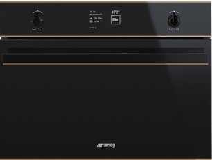 Компактный духовой шкаф комбинированный с микроволновой печью Смег SF4603MCNR фото Компактный духовой шкаф комбинированный с микроволновой печью Smeg SF4603MCNR фото