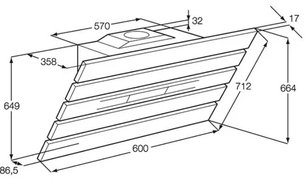 Вытяжка АЕГ X66453BV0 фото 2 Вытяжка AEG X66453BV0 фото 2