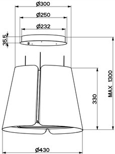 Вытяжка Фабер BEAT BK MATT F45 фото 2 Вытяжка Faber BEAT BK MATT F45 фото 2