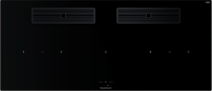 Индукционная варочная поверхность с вытяжкой Kuppersbusch KMI 12850.0 SR-E Black Velvet фото