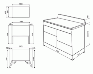 Варочный центр Смег TR4110BL1 фото 3 Варочный центр Smeg TR4110BL1 фото 3