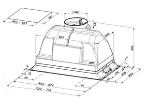 Вытяжка Фабер INCA PLUS HIP HAL X A70 FB EXP фото 2 Вытяжка Faber INCA PLUS HIP HAL X A70 FB EXP фото 2