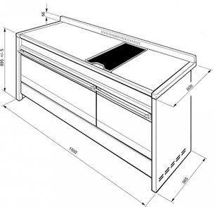 Варочный центр Смег A5-8 фото 2 Варочный центр Smeg A5-8 фото 2
