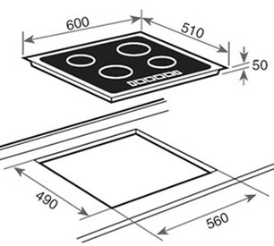 Варочная панель Тека IBR 641 фото 2 Варочная панель Teka IBR 641 фото 2