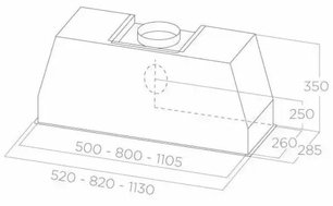 Встраиваемая вытяжка Элика CT35 PRO IX/A/90 фото 4 Встраиваемая вытяжка Elica CT35 PRO IX/A/90 фото 4