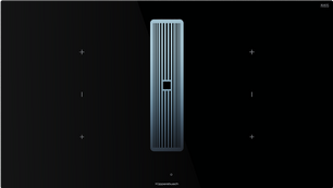 Индукционная варочная панель с вытяжкой Kuppersbusch KMI 9350.0 SR Stainless steel фото