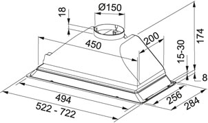 Встраиваемая вытяжка Франке FBI 502 ECO GR фото 3 Встраиваемая вытяжка Franke FBI 502 ECO GR фото 3