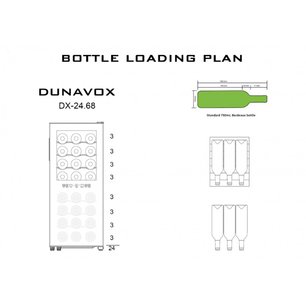 Винный шкаф Dunavox DAFT-24.68DSC фото 4