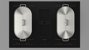 Варочная панель с встроенной вытяжкой Фулгор Милано FCLHD 8041 HID TS BK2 фото 4 Варочная панель с встроенной вытяжкой Fulgor Milano FCLHD 8041 HID TS BK2 фото 4