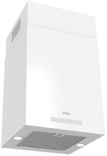 Островная вытяжка Кертинг KHA 45970 W Cube фото Островная вытяжка Korting KHA 45970 W Cube фото