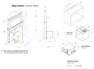 Встраиваемая в столешницу вытяжка Пандо E-350/90 IX 1350 INT/EXT фото 4 Встраиваемая в столешницу вытяжка Pando E-350/90 IX 1350 INT/EXT фото 4