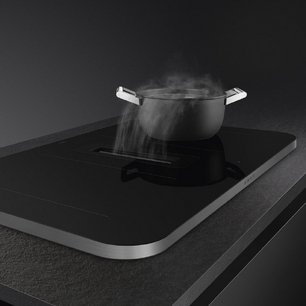 Варочная панель с вытяжкой Smeg HHSL7844X фото 4