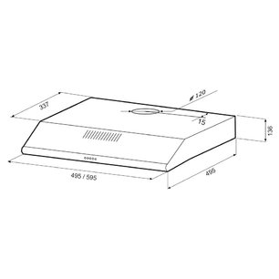 Вытяжка Крона OLIVIA 600 white PB фото 2 Вытяжка KRONA OLIVIA 600 white PB фото 2