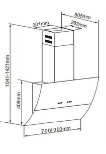 Вытяжка Зигмунд Штайн K 226.61 S фото 2 Вытяжка Zigmund Shtain K 226.61 S фото 2