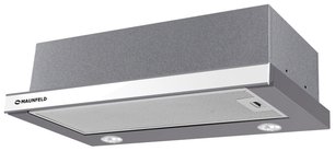 Встраиваемая вытяжка MAUNFELD VS SLIDE 60 металлик/белое стекло фото Встраиваемая вытяжка MAUNFELD VS SLIDE 60 металлик/белое стекло фото