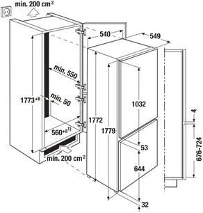 Встраиваемый холодильник Kuppersbusch FKG 8310.1i фото 2